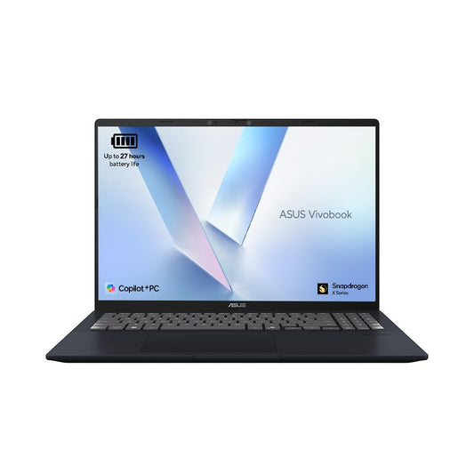ASUS Vivobook X1607QA 16″ WUXGA Next Gen AI Laptop with Co-Pilot+ (Qualcomm Snapdragon X Plus with 45 TOPS, 16GB RAM, 512GB PCIe G4 SSD, 19 Hour Battery Life, Windows 11 Home